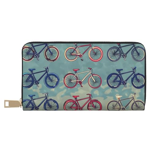 Portefeuille long cuir synthétique blanc idéal pour vos sorties urbaines à vélo