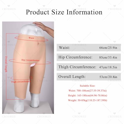 Bragas de silicona para vagina falsa interior invisible y cómoda 6