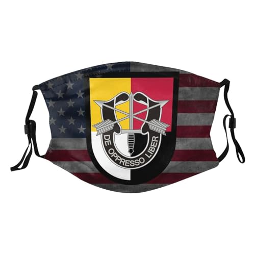 US Army 3rd Special Forces Group Adult Dust Mask Adjustable Dust Face with 2 Filter12