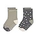 Produktbild LÄSSIG Unisex Kinder Anti-Rutsch Socken, Anthracite/Olive, 27-30