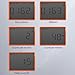 Gearwell Geiger Counter Sensitive Counter Tube Sensor LCD Display Nuclear Radiation Detector for Hospital Industrial Individual Portable Radiation Dosimeter Device