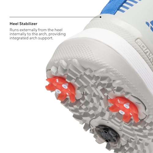 SQAIRZ Speed Mesh Men's Athletic Golf Shoes, Designed for Balance & Performance, Replaceable Spikes, Breathable4