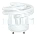 Satco 13T2GU24/27/Squat Compact Fluorescent Spirals CFL, 13W GU24 T2, Bulb
