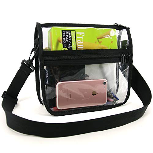 Transparente Umhängetasche mit verstellbarem Schultergurt Cover