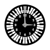 Eleganza musicale: elegante design a chiave di pianoforte che parla sia agli amanti della musica che ai pianisti.
