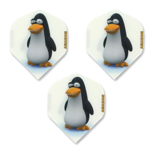 Dart World Funny Penguin Standard Shape Dart Flights