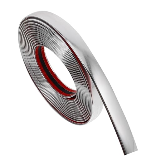 CHICAMPERA 車用メッキモール 汎用ドアトリムモールディング 傷防止自己粘着ストリップ トラック モーター車用バンパー保護 内外装対応