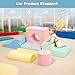 MIND&ACTION 6 Pieces Climbing Blocks for Toddlers, Indoor Climbing Toys for 1 Year Old, Foam Blocks for Toddles 1-3, Foam Blocks for Baby Soft Play Set