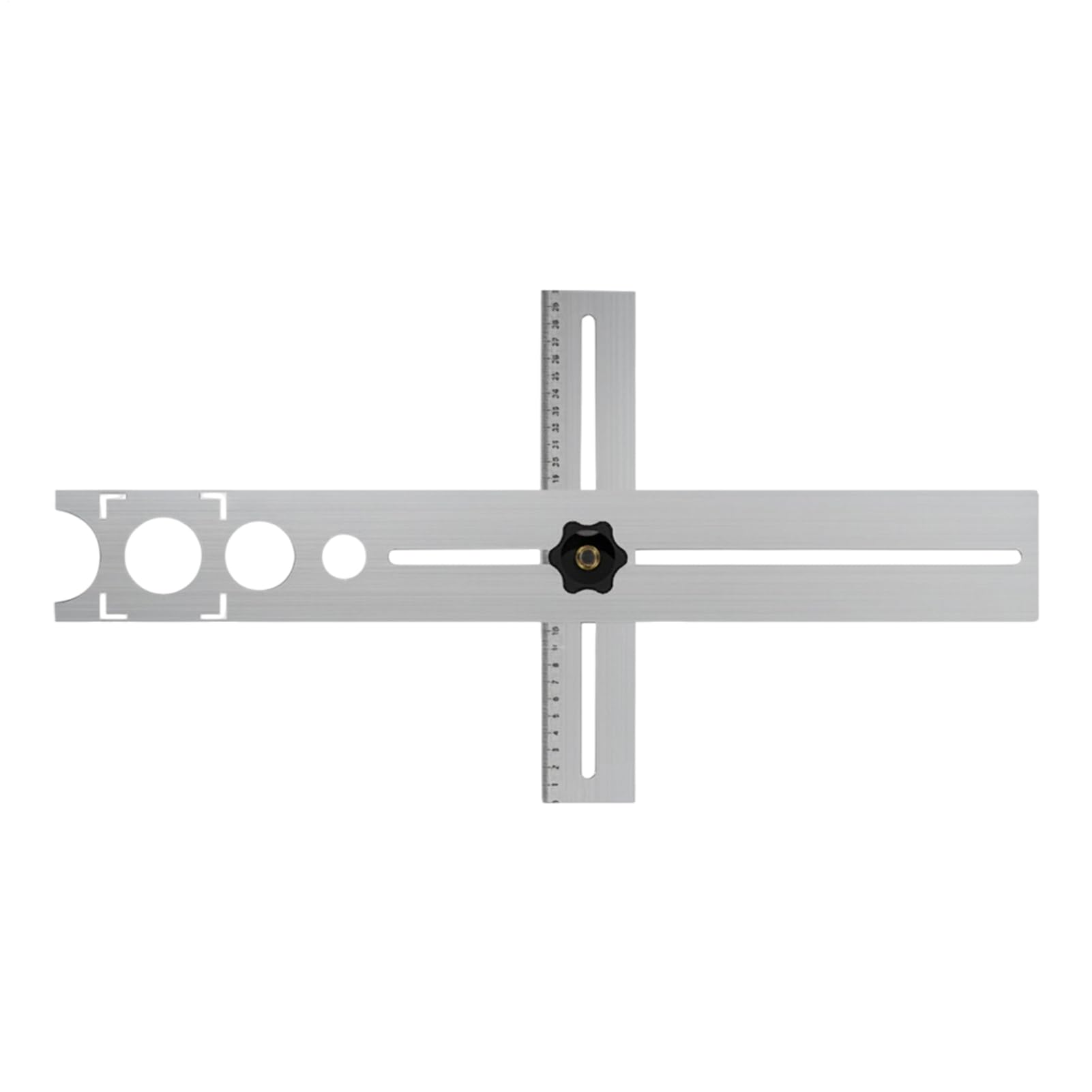 Localisateur De Trous Pour Carrelage En Céramique - Instrument Universel et Ajustable en Acier Inoxydable,Jauge De Détection Pour Guide De Perçage De Sol | Pour Verre, Sol, Céramique, Marbre et Bois