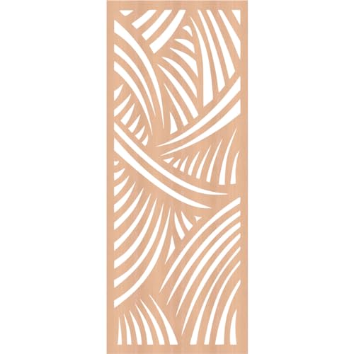 Image of 15 3 /8 inchW x 39 3 /8 inchH x 1 /4 inchT Chester Decorative Fretwork Wood Wall Panels, Alder