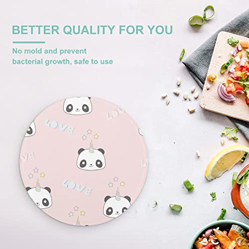 Planche à découper les légumes licorne panda pour repas ludique - 6