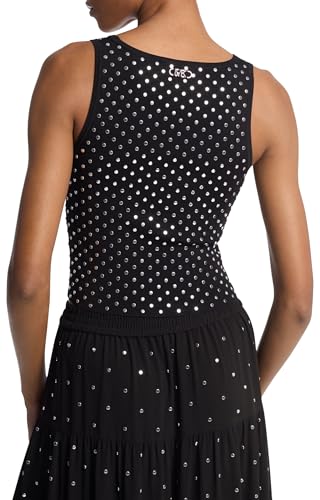 Michael Kors Women's Stud Scoop Neck Cropped Tank Top2