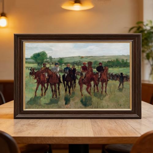 Impression sur toile Edgar Degas de haute précision avec cadre suspendu