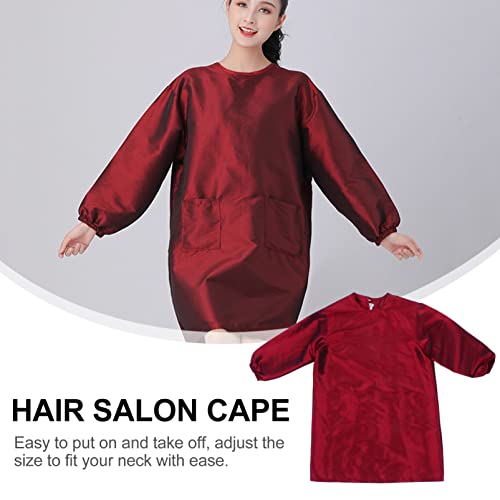 Lurrose Estilista de Salão de Corte de Cabelo de Tratamento de Pano Profissional de 3 Peças para Cap
