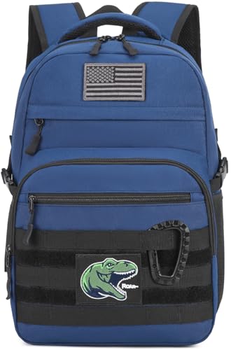 SunForMorning Mochila tática infantil Army Molle, mochila militar para meninos, para escola, atividades ao ar livre, acampamento, Azul, Medium, Tático