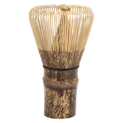 MOPFOL 100/120 Prongs Bamboos Matcha Whisk Traditional Tea Ceremony Chasen for Frothing & Mixing Powdered Green Tea(120 Prongs)