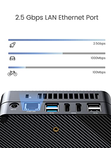 Minisforum Um590 Mini Pc Amd Ryzen 9 5900Hx Windows 11 Pro Desktop Computer, 32Gb Ram+512Gb Pcie Ssd, 2Xhdmi + 1Xusb-C Output, 4Xusb 3.2, Wifi6, 2.5Gbps Lan, Radeon Graphics Small Form Factor Micro Pc #TOP5