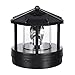 Produktbild Okssud Solar Leuchtturm, Solar LED mit 360 Grad rotierenden Leuchtturm Licht Perfekte Dekorative Garten Rasen Lampe für Garten Rasen Patio Dreht