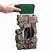 Tolevoit Indoor Small Tabletop Fountains Waterfalls Stone Rockery Fountain Home Decorations with LED Lights Relaxtion Soothing Sound Suitable for Meditation Planting Plants by Yourself(23109)