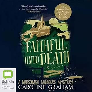 Faithful Unto Death Audiolibro Por Caroline Graham arte de portada