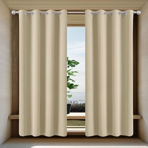 Rideaux Occultants 166x175 Isolant Froid Rideau Lin Œillets - 2