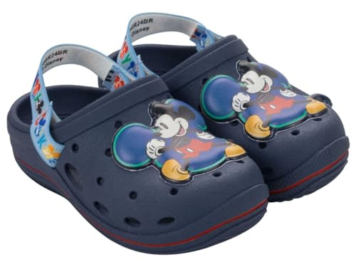 Babuch Infantil Menino Disney Moments Baby Mickey Azul Grendene Kids (Azul Escuro, BR, Criança de 1