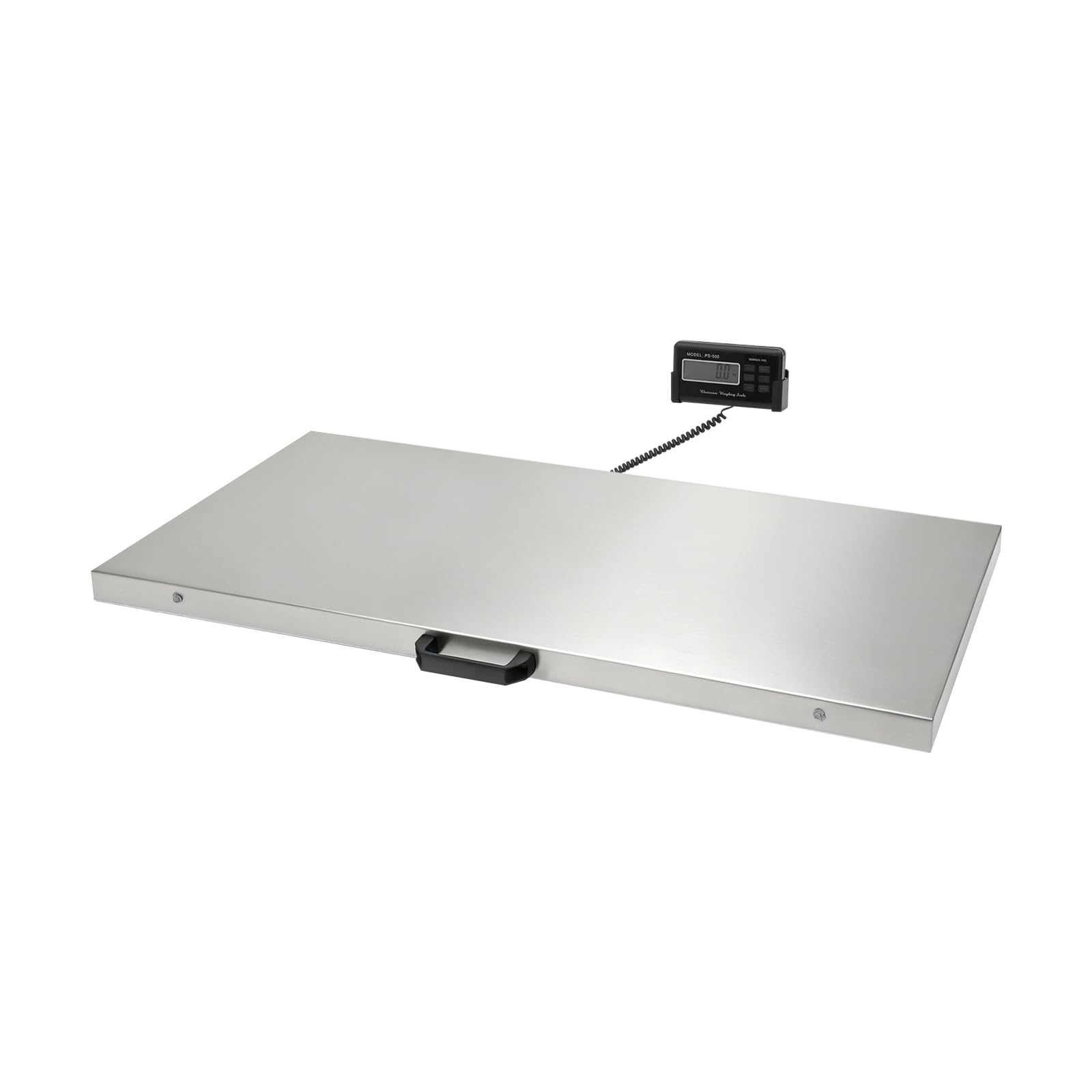 Tierwaage 500kg Digitale Haustierwaage Edelstahl Plattform LCD Display