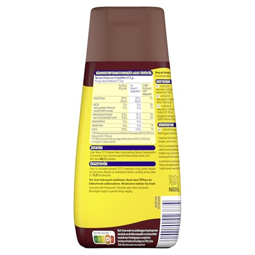 Nestlé Nesquik Schoko Sirup, perfekt für Pfannkuchen & Desserts, Quetschflasche mit Dosierverschluss, 1er Pack (1 x 300ml)
