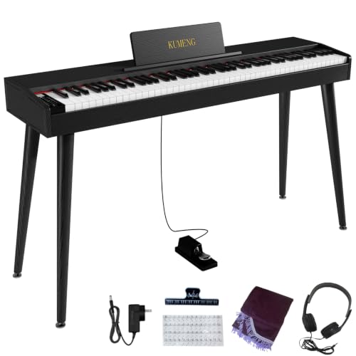 KUMENG 88-Key Digital Semi-Weighted Electric Piano