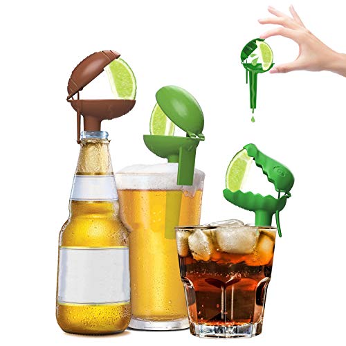 Headlimes Clip-On Citrus Squeezer, Fun Novelty Party Gift, Adult Party Favors, Corona Beer, Lime For Drinks, Handheld Juicer, Bar Accessories And Decor (Assorted, 18-Pack) #TOP25