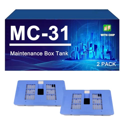 Tanque de mantenimiento MC 31 para plotter Canon TM-200 TM-300 TM-305 caja de residuos 2 uds