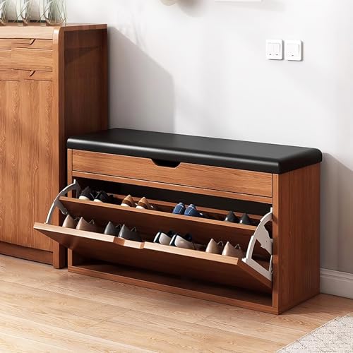 Banc d'entrée avec rangement fonctionnel meuble chaussures chambre couloir
