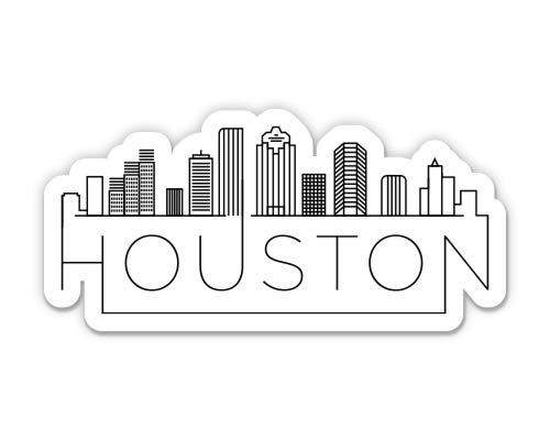 Squiddy Houston Texas - Vinyl Sticker - Large Size (11