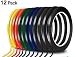 Tape1/32'' 0.79 mm Blue Glossy (2 Pack) Chart Tape/Whiteboard Gridding Tape/Artist tape/Model hobby tape/Dry eraser board tape