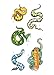 Snakes Tattoos: 10 Temporary Tattoos (Dover Little Activity Books: Animals)