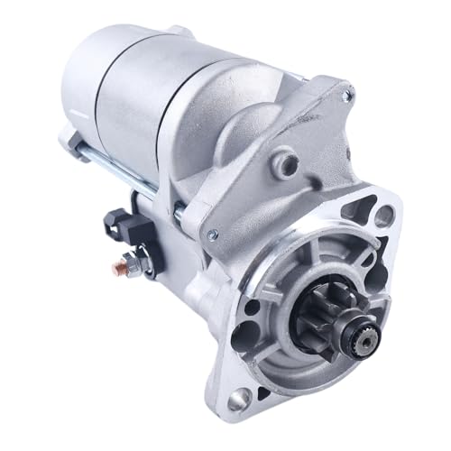 Motor de arranque 12V 9 dientes compatible con motores Kubota D1703 D1803 V2203 V2403 miniatura 2