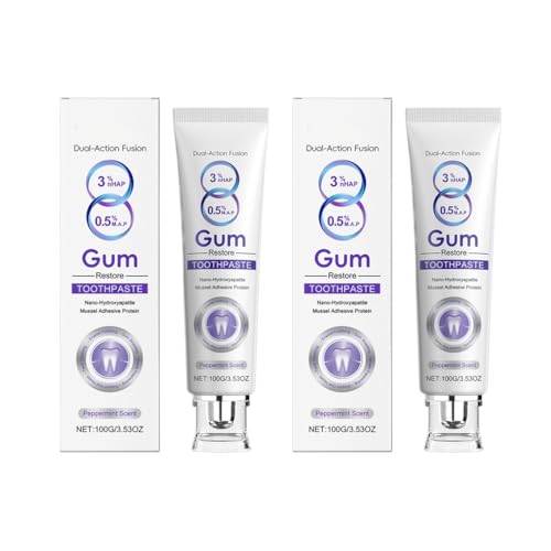 Dentifricio Gentle Care - Rimuove Macchie/tartaro/ingiallimento, Rinfresca L'alito, Sbianca I Denti. For Uso Quotidiano.(2PCS)