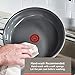 T-fal Ceramic Excellence Reserve Ceramic Nonstick Cookware Set 10 Piece Induction Oven Broiler Safe 500F Pots and Pans Grey