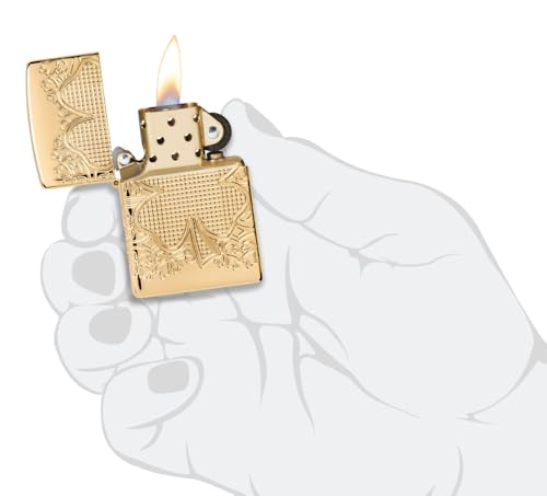 Zippo Encendedor Clover Dorado miniatura 6