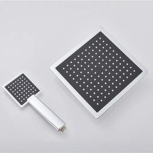 Ensemble de douche effet de pluie chromé avec mitigeur et douchette