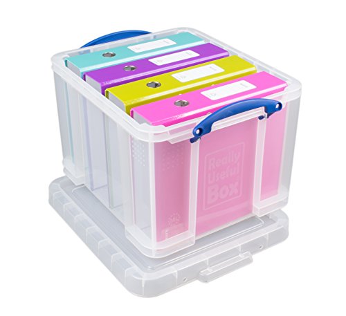 Really Useful Box 35CCB Pudełko na Dokumenty, Przezroczysty, 35 L