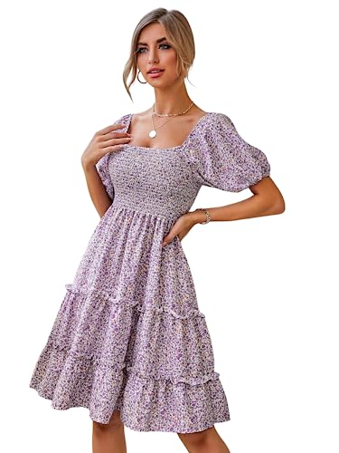 Lymio Dresses for Women || Western Dresses for Women || Dress for Women || Dresses (D-659) (M) Purple
