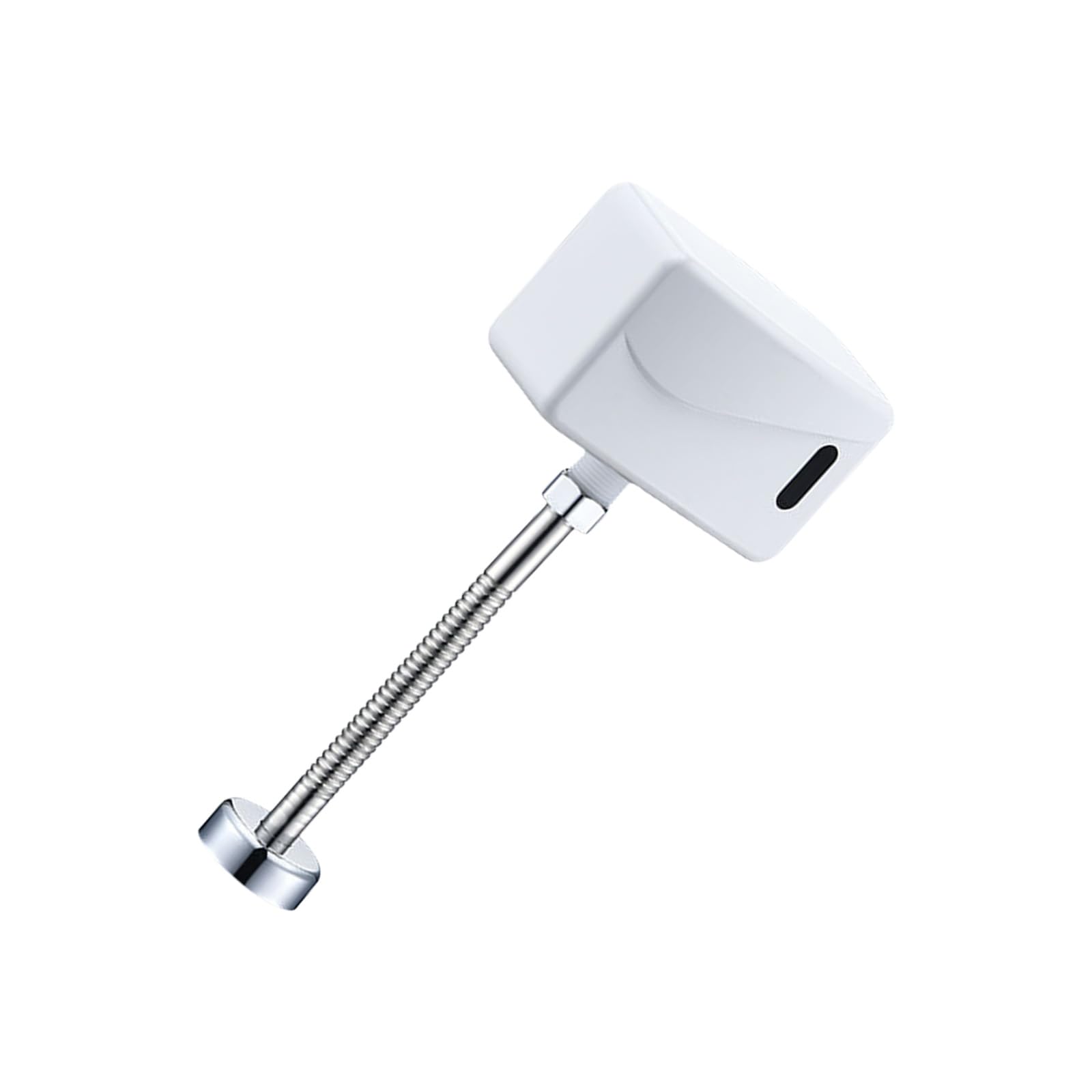 Zbiianxer White Concealed Wate Touchless Automatic Urinal With Accuracy Flushing Control Modern Abs Small Space Saving Structure For Home Commercial Urinal Flush