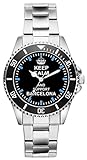 3 ATM Water Resisitant Keep Barcelona Geschenk Artikel Idee Fan Uhr 1719