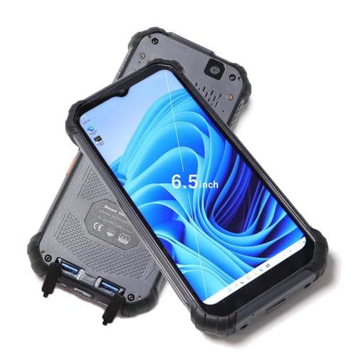 Waterproof RUGLINE 6,5 pollici Rugged Win 11 Intel Mini Tablet PC, 16GB RAM/512GB ROM Data Terminal PDA, batteria 10000mAh, IP65 impermeabile Win dows palmare PDA per la gestione dell\'inventario del magazzino