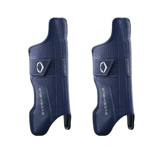 EvoShield Pro-SRZ™ 2.0 Catcher’s Lower Leg Guards - Intermediate/Fastpitch, Navy