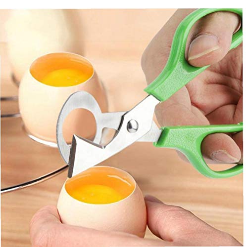 MXXHFC Ouvre-Oeufs de caille en Acier Ciseaux à Oeufs Écrémeur d'oeufs Coupe-Coquille d'oeuf 1pc