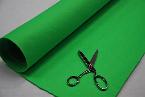 Feutre acrylique de 3 mm vert brillant pour tapis de poker de 150x100 cm