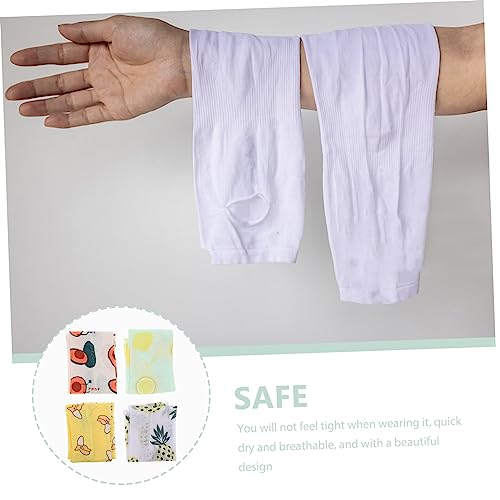 4 Pares Mangas De Seda De Gelo Mangas De Braço Mangas De Festa Mangas Para Armas Manga De Braço De B