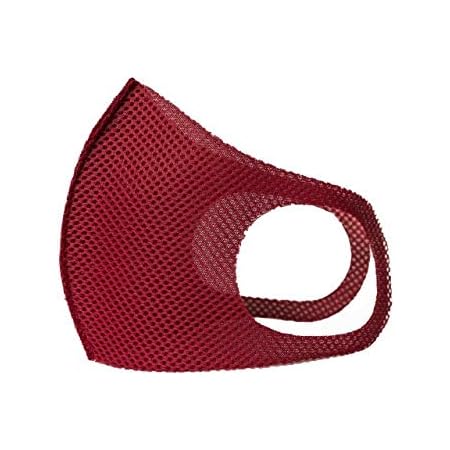 Amazon Barzagli Zero バルザーリ ゼロ ダークレッド L メッシュフェイスカバー 日本製 ユニセックス 夏用 熱中症対策 スポーツ アスリート 洗える 涼しい 通気性 防菌 防臭 軽量 ノーブランド品 布マスク
